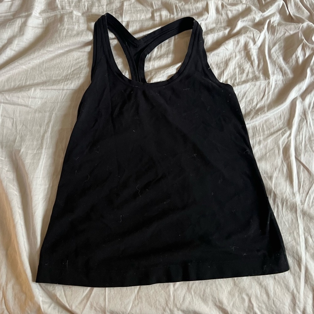 black tank top